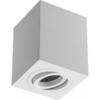 Stropní svítidlo SENSA, hliník, 90x90x115, IP20, max. 50 W, čtvercové bílé