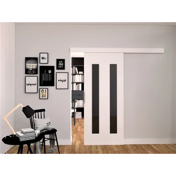 Interiérové dveře Posuvné dveře STANDART H90, Bílá