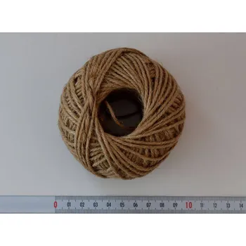 Stuha Lněný provázek prům. 2 mm