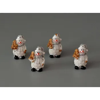 Vánoce Dekorační mini figurka - Sněhulák