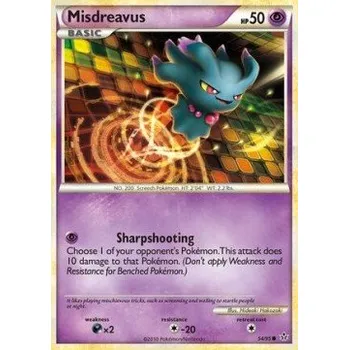 Sběratelská karetní hra Pokémon UL 054/095 Misdreavus - Unleashed Stav: Good, Verze: NORMAL