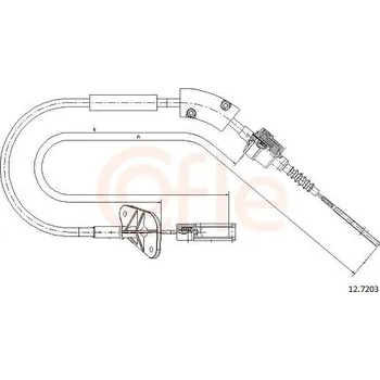 Spojkové lanko Spojkové lanko COFLE 12.7203