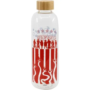 Láhev Luxusní skleněná láhev STRANGER THINGS 1030ml