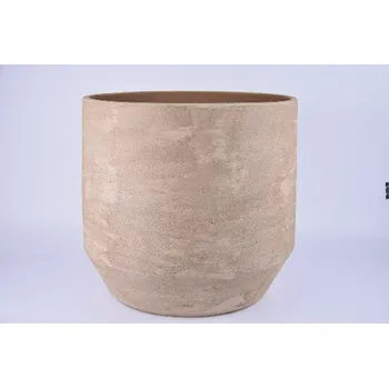 Květináč Obal na květináč keramický PORTO, pr.39x36cm, kamel|CAMEL|Ego Dekor