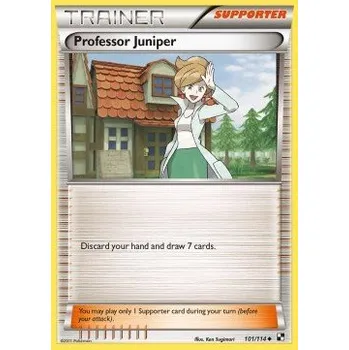 Karetní hra Pokémon BLW 101/114 Professor Juniper - Black & White Stav: Excellent, Verze: NORMAL