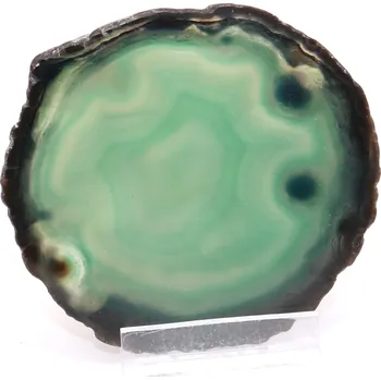 Přírodní kámen Magieprirody.cz Achátový plát velikost 8 cm + stojánek #1903 - Top kvalita