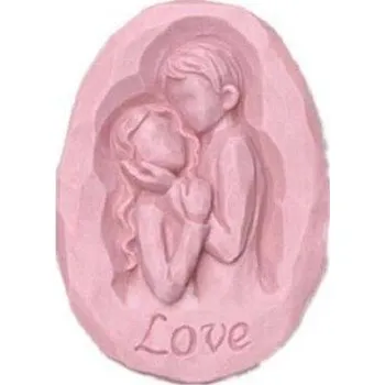 Forma na odlévání Silikonová forma - Láska 72 x 52 x 25 mm