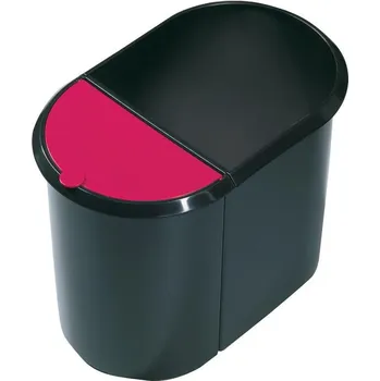 Odpadkový koš Koš na papír systém Duo černý/modrý