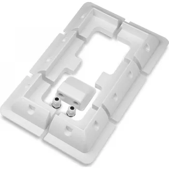 držák na solární panel Držáky plastové pro uchycení solárních panelů + průchodka - bílé (7ks sada)