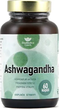 Přírodní produkt EkoMedica Czech Ashwagandha 60 cps.