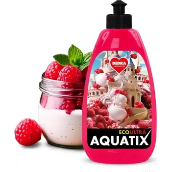 Dedra Rostlinný koncentrát na nádobí, MALINY SE SMETANOU, ECOultra AQUATIX®, 500 ml