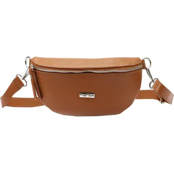 Ledvinka Dámská kožená ledvinka MiaMore 01-029 limetková