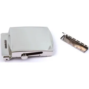 Spona kovová s koncovkou šíře 40 mm, barva Nikl