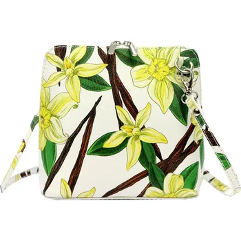 Kabelka Barberinis Kožená crossbody kabelka Vera Pelle 1702 FL-4 žlutá