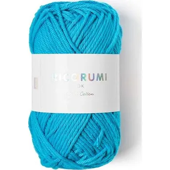 Příze Rico Design Bavlněná háčkovací příze Ricorumi dk odstín 031 zářivá tyrkysová
