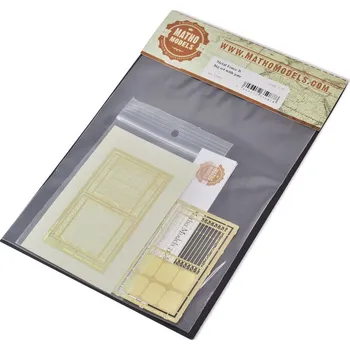 Plastikový model Matho Models 1/35 Metal Fence B - big set with gate