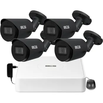 DVR/NVR/HVR záznamové zařízení Monitorovací sada BCS BCS DVR BCS-V-SXVR0801 4x BCS UNIVERSAL kamera BCS-TA15FSR3-G(2)