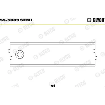 Ojnice Ložiskové pouzdro, ojnice FEDERAL MOGUL 55-5089 SEMI