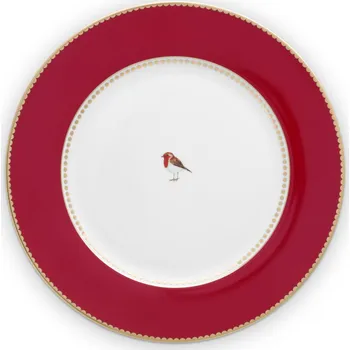 Talíř PIP Studio Talíř mělký Love Birds červená 21cm 51.001.025