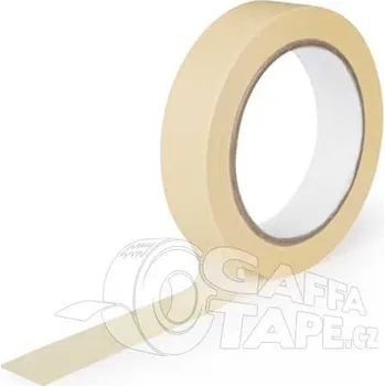 Lepicí páska Maskovací lepící páska 25 mm x 50 m - solvent (90°C)