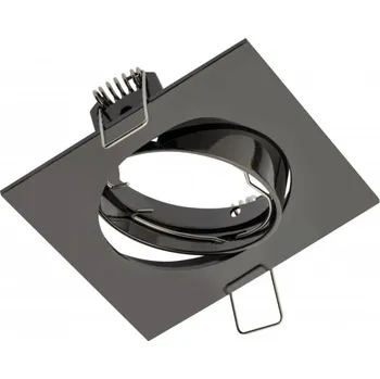 Bodové svítidlo Stropní bodové svítidlo PORTO-K, IP20, čtverec, černý chrom, s nastavením úhlu, TYP DT10