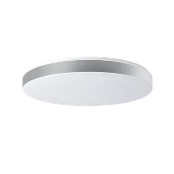 Osmont Delia C4, stropní svítidlo LED 100W, 4000K, polymetylmetakrylát s dekorativním stříbrným pásem, prům. 65cm
