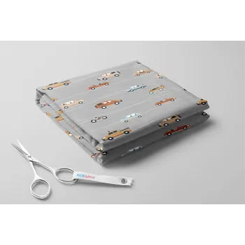 Softshell letní, Auta a vlnky Barva: Světle šedá