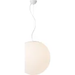 Redo group Redo Baloo, venkovní závěsné svítidlo, kulatý bílý polyetylén, 1xE27 max 23W, průměr 56cm, IP44
