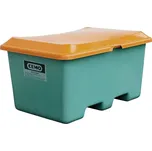 Nádoba na zimní posyp CEMO Plus3 s kapsami pro palet. vozík zeleno/oranž. 400 l