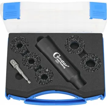 Auto-moto Přípravek na čištění nábojů kol, 7 ks Condor