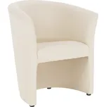 Kondela Klubové křeslo, ekokůže béžová, CUBA