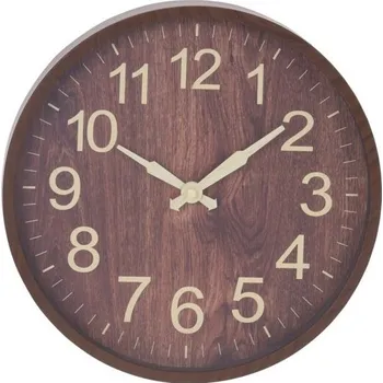 Hodiny SEGNALE KO-837000170 tmavé hnědé