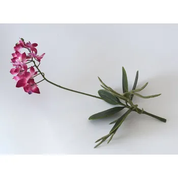 umělá květina Umělé květiny - Mini orchidej s kořenem FIALOVÁ