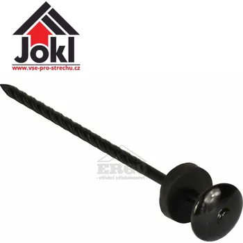 Hřebík s kloboučkovou hlavou do hřebenáče 120 mm antracit - černá