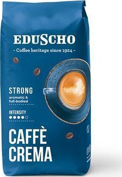 Káva "Caffe Crema Strong", pražená, zrnková, 1000 g, EDUSCHO 529235