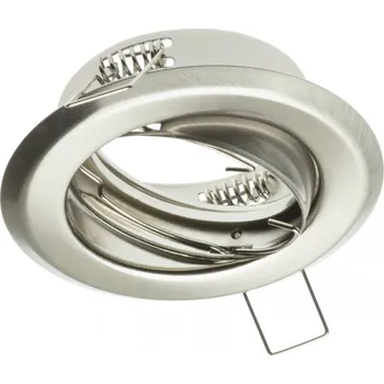 Bodové svítidlo Stropní bodové svítidlo PARMA III, IP20, kulaté, inox, úhlově nastavitelné