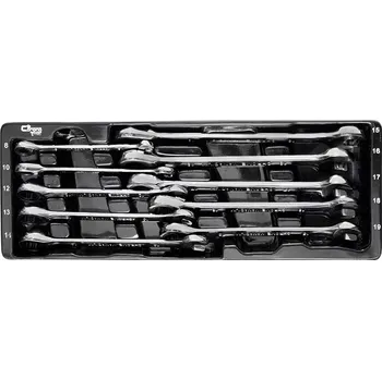 Očkoploché klíče s ráčnou 8-19 mm - vložka pro dílenský vozík Richmann