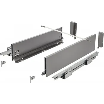 Elektrická zásuvka AXISPRO tlačná zásuvka pro otevření 300mm antracitu - střední H116