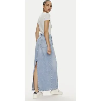 Dámská sukně Tommy Jeans Džínová sukně Claire DW0DW19294 Modrá Regular Fit 28