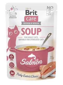 Krmivo pro kočku Brit Care Cat Adult Soup with Salmon/Chicken 75 g