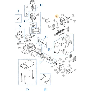 Pohon brány Nice PPD1252R01.4540 střední plastový díl pro RUN