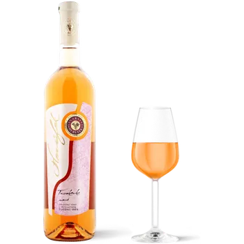 Víno Frankovka rosé 2019, pozdní sběr, Svatopluk Herůfek, polosuché