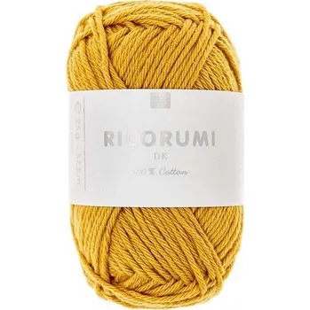 Příze Rico Design Bavlněná háčkovací příze Ricorumi dk odstín 064 hořčicová