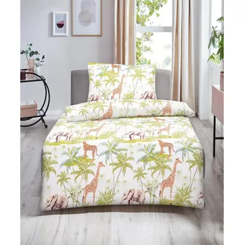 Povlečení 2 dílné bavlněné povlečení SAFARI