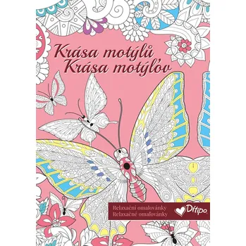 omalovánky Relaxační omalovánky barevné - Krása motýlů
