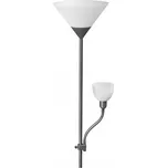 Stojací lampa BENFICA 2, max. 60 W – E27, max. 40 W – E14, AC 220–240 V, 50/60 Hz, šedá