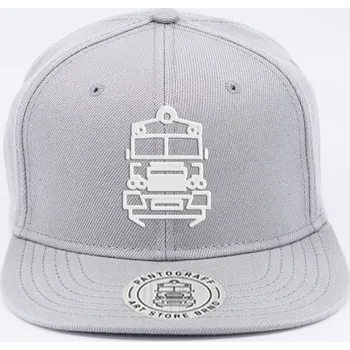 Kšiltovka Pantograff 560 snapback šedá+bílá