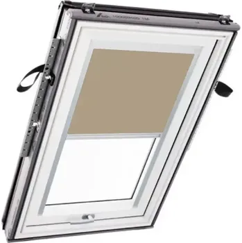 Roleta Vnitřní roleta zatemňující Roto ZRV M 074/118 R4R7 WV04 hnědobéžová