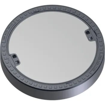 Kanalizační potrubí Kasi poklop šachetní pr.610, h=125mm, B125, bez odvětrání, litina/beton