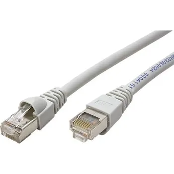 Síťový kabel TELEGARTNER S/FTP patchkabel kat. 6a, LSOH, 2m, šedý (100008262) - 21.15.3504